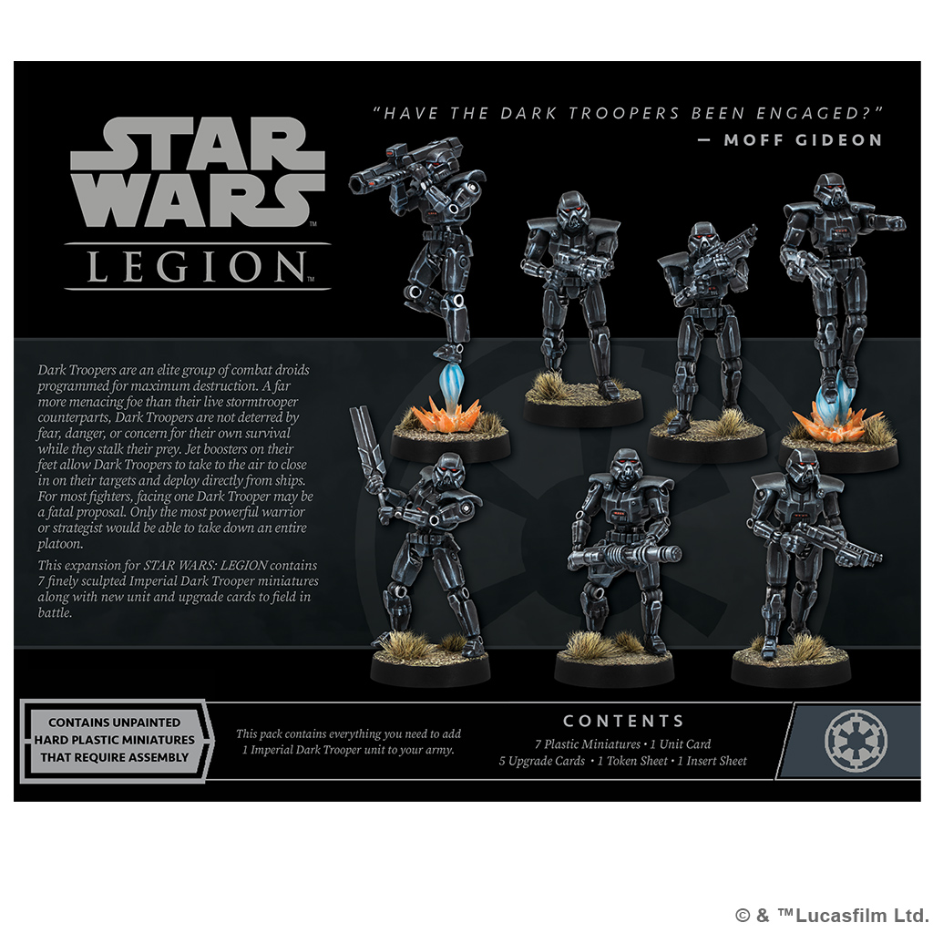 Star Wars : Legion - Dark Troopers Unit Expansion